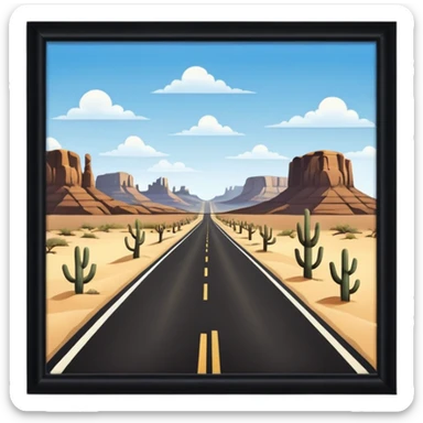 Route 66 sticker