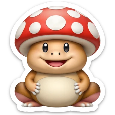 Super Mario toad  sticker