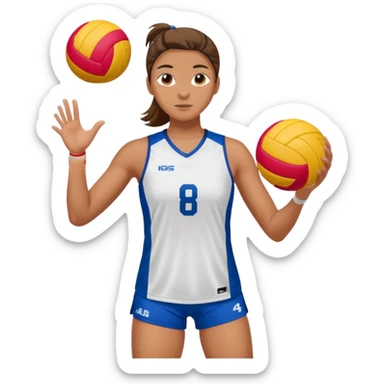 Volleyball Player sticker