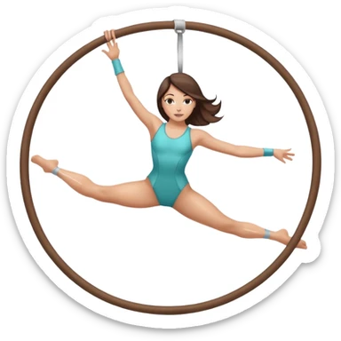 aerial hoop aerialist sticker