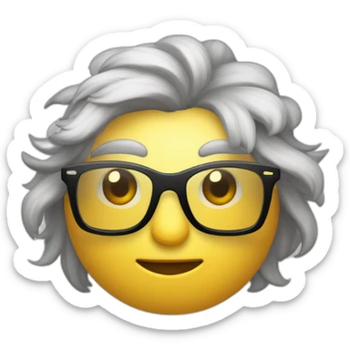 Galinha com cabelos loiros e oculos deitada numa cama de luxo sticker