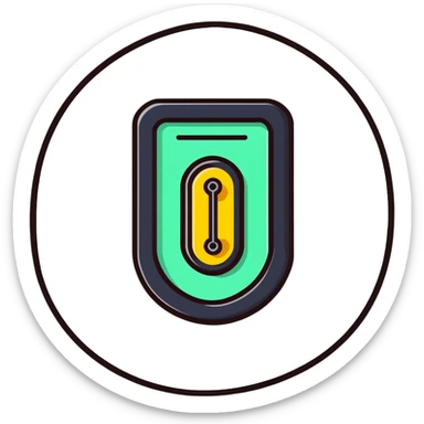 Password strength meter showing strong password sticker