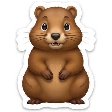 groundhog sticker