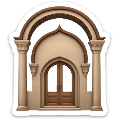 3D Apple-style emoji of a full traditional Turkish han building, showing the entire stone structure with arches, wooden doors, and windows. Rounded, glossy, smooth, soft shadows, white background.








 sticker