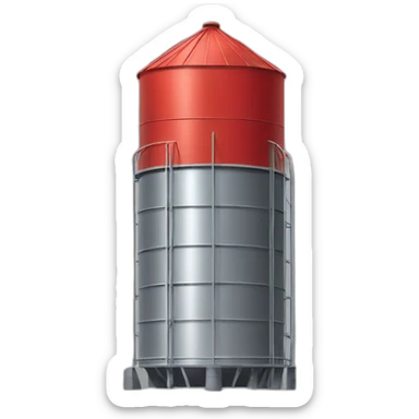 red silo sticker
