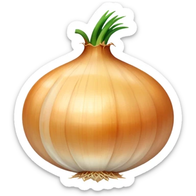 a diced onion sticker