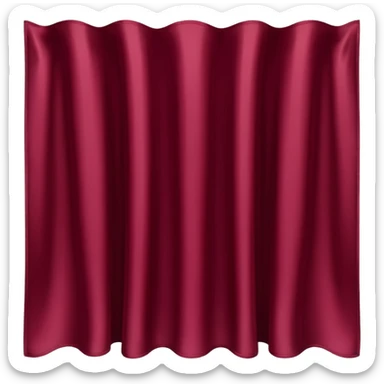 Deep Burgundy silk sticker