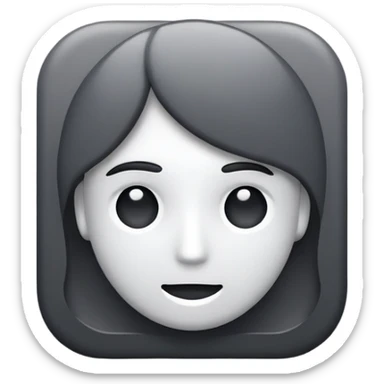 user icon, picture placeholder, dark grey sticker