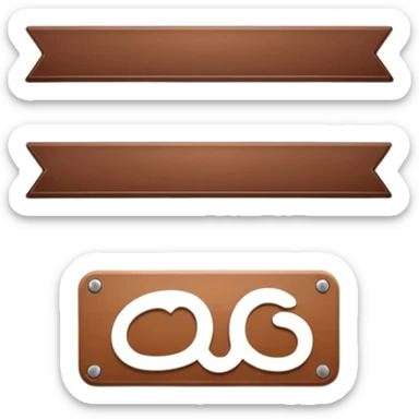 Nameplate : N/A brown and white sticker