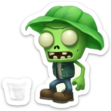 Plants vs Zombies sticker