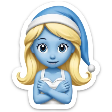Smurfette sticker