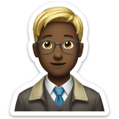 Smarter fifth grader anime sticker