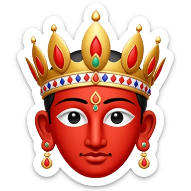 Create lord Venkateshwara tilak emoji sticker