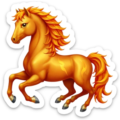 vietnamese fire horse sticker