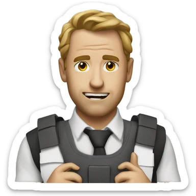 A filmmaker with a crashed budget on a film funny sticker