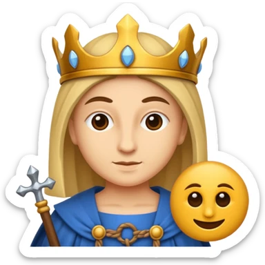 pretre du moyen age sticker