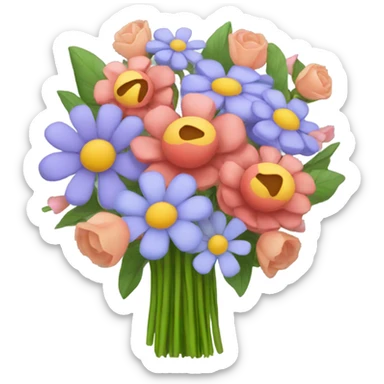 bouquet of flowers sticker