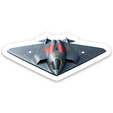 Assault Northrop Jet b-2 spirit sticker