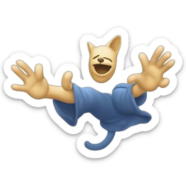 Chat qui fait un pouce en l’air sticker