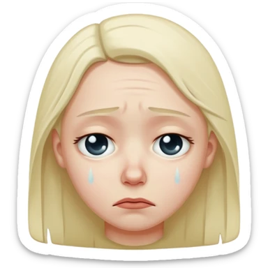 Triste sticker