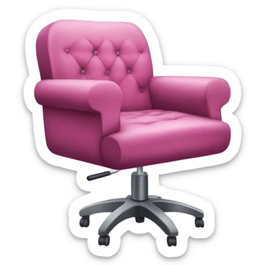 cosmetologist's couch sticker