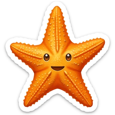 Starfish without the face  sticker