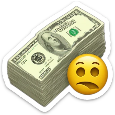 Les lettres "HP" avec un symbole de dollards sticker