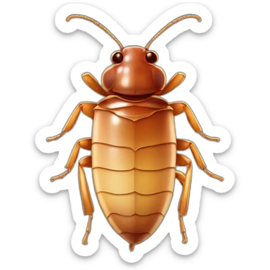 bedbug champagne sticker
