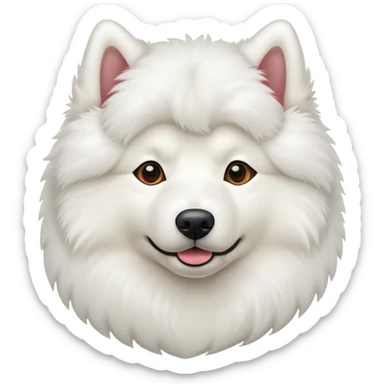 Samoyed dog sticker