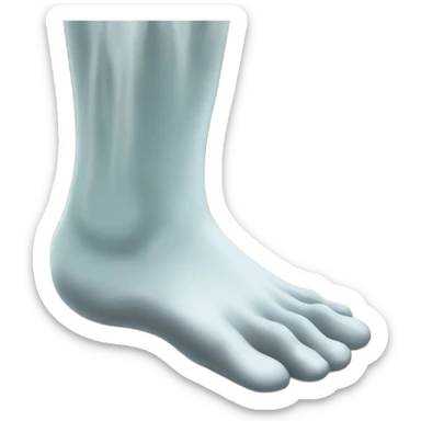 Foot stomping ghost sticker