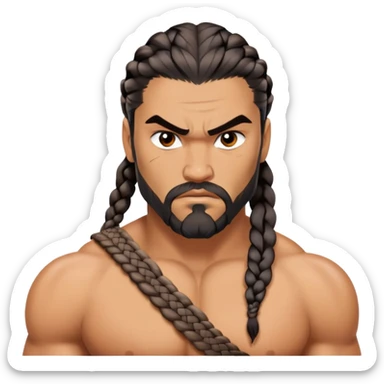 Khal Drogo portrait sticker