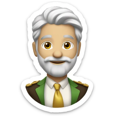 Crie um emoji de Flor branca com bordas levemente onduladas.
Um centro dourado, Dois chalés verdes finos e curvos, saindo do centro e se estendendo para baixo, terminando em folhas pequenas e elegantes sticker