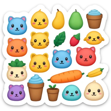 Cute and cozy sticker pack  sticker
