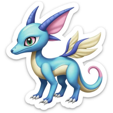 Meloetta-Sergal-Cresselia-Palkia-Stitch-Fakémon-creature-hybrid sticker