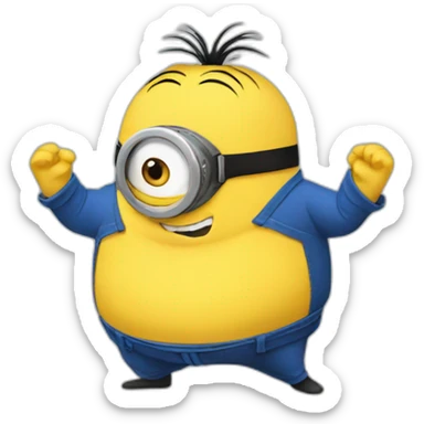 minions SUMO sticker