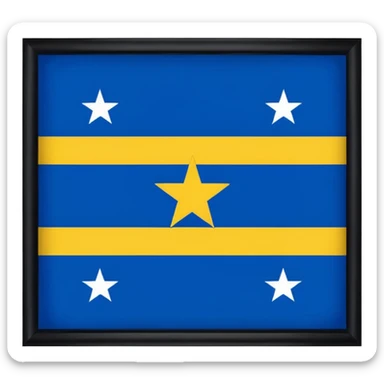 Bandera del estado zulua Venezuela  sticker