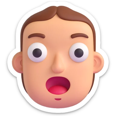 annoyed face sticker