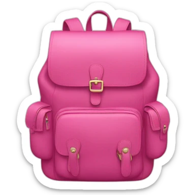 pink bookbag sticker