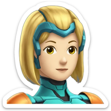zero suit samus sticker