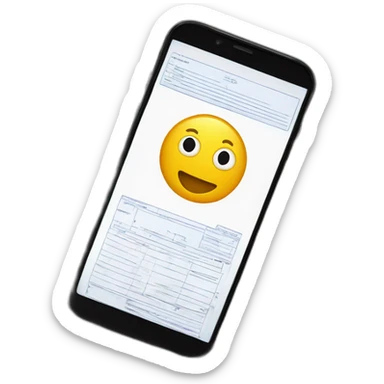 a mobile phone rests over an exam paper sticker