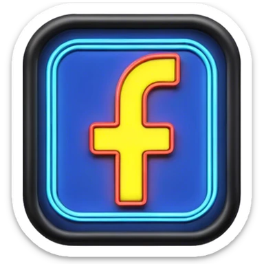 Neon signboard sticker