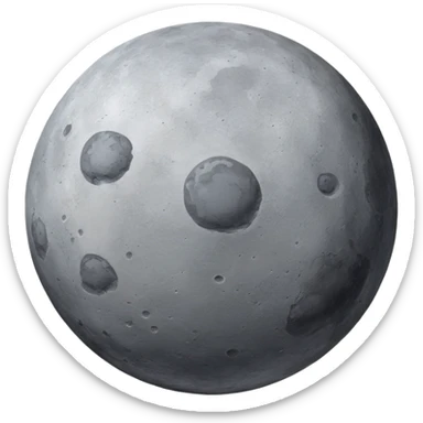 Mercury is a round planet sticker