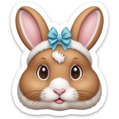 Coelho de laço sticker