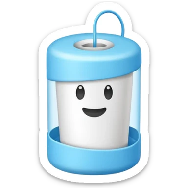 Roll of Dental floss  sticker