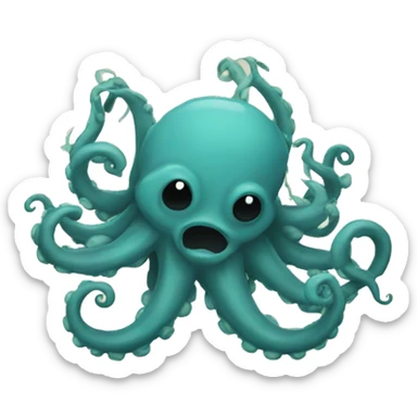 Create a kraken emoji  sticker