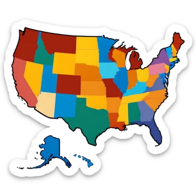 UNITED STATES sticker