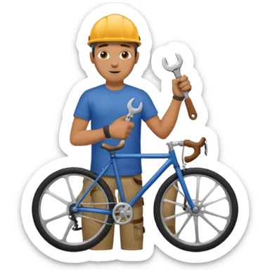 Bike Repair Mechanic sticker