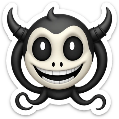 Bendy the ink demon sticker