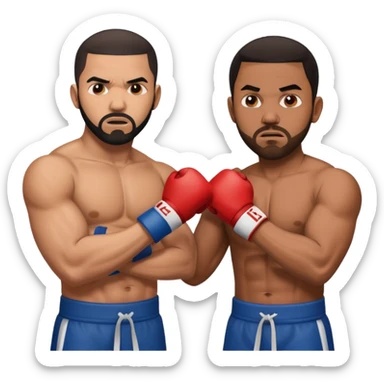Drake and Kendrick Lamar fighting sticker