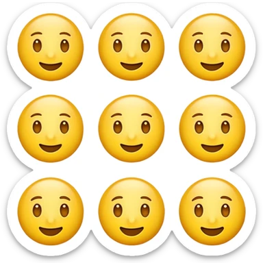 I want to make a emoji only N in glowing a simple design yellow without background sticker